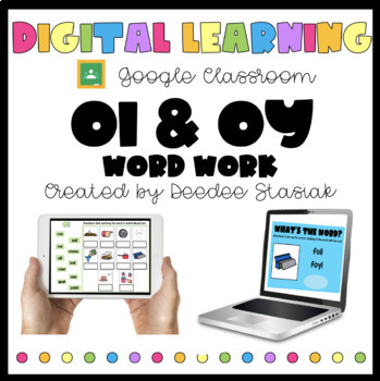 Preview of Digital Learning: OI, OY Word Work