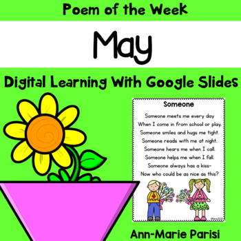 Preview of Digital Learning POEM-A-WEEK MAY