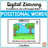 Digital Learning - POSITIONAL WORDS {Google Slides™/Classroom™}