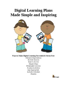 Preview of Digital Learning Plans Made Simple and Inspiring