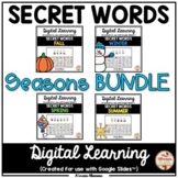 Digital Learning - SECRET WORDS (SEASONS BUNDLE) - {Google