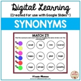 Digital Learning - SYNONYMS {Google Slides™/Classroom™}