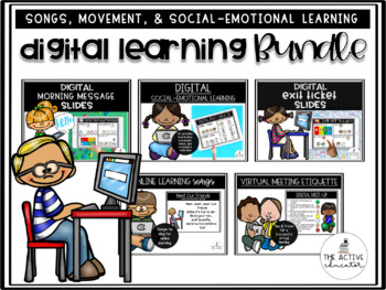 Preview of Digital Learning Slides Bundle | Distance Learning