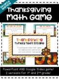 Digital Learning Thanksgiving Math Game -- Addition and Su