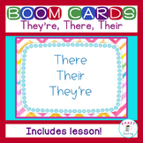 Digital Learning - They're, There, and Their Boom Cards  S