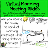 Digital Learning Virtual Morning Meetings