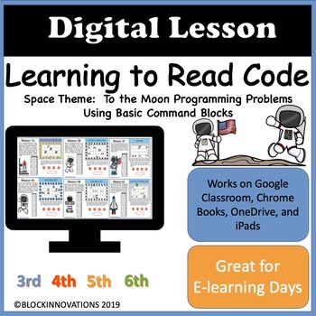 Preview of Digital Learning to Read Code Moon Missions