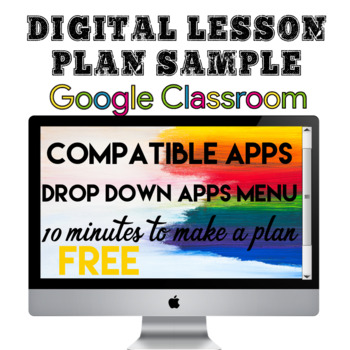 Preview of Digital Lesson Plan Template