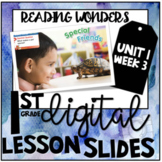 Digital Lesson Slides Unit 1 Week 3: Reading Wonders First Grade