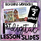 Digital Lesson Slides Unit 2 BUNDLE: Reading Wonders First Grade