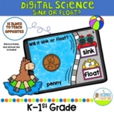 Digital Let's Learn Opposites: Sink or Float Science