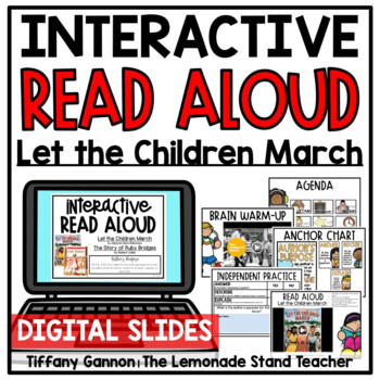 Preview of Digital Let the Children March | Author's Purpose Lessons Google Slides TM
