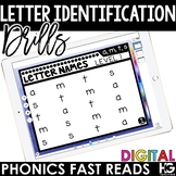 Digital Letter Identification Drills {Phonics Fast Reads} 