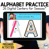 Digital Letter Practice | Alphabet Centers for Seesaw™