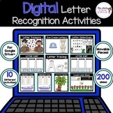 Digital Letter Recognition Activities for Google Classroom 
