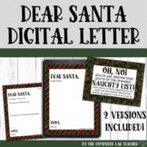 Digital Letter to Santa with Prompt