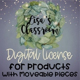 Digital License for Products with Movable Clip Art