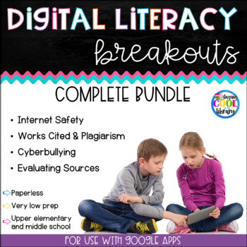 Preview of Digital Literacy Breakouts Bundle