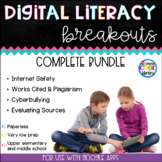 Digital Literacy Breakouts Bundle