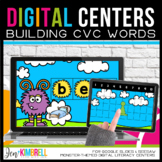 Digital Literacy Centers | CVC Words | Monster-Themed | Di