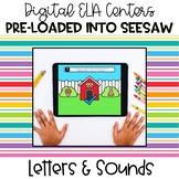 Digital Literacy Centers | Letters/Sounds | For Seesaw