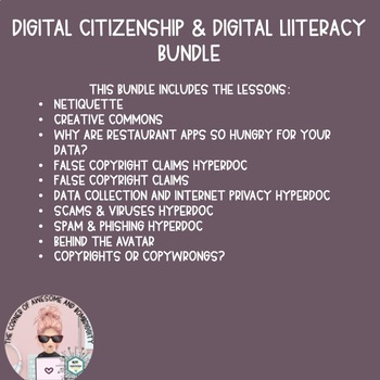 Preview of Digital Literacy & Digital Citizenship Bundle