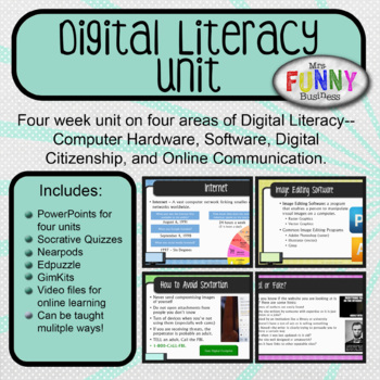 Preview of Digital Literacy Unit