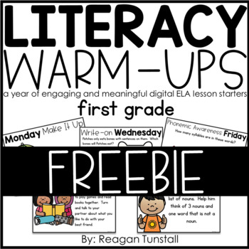Preview of Digital Literacy Warm-Ups FREEBIE