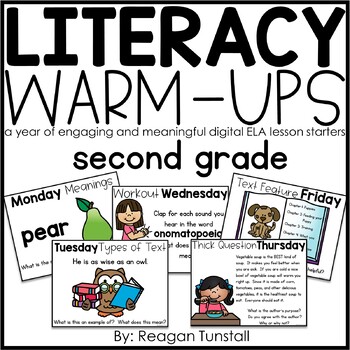 Preview of Digital Literacy Warm-Ups Second Grade