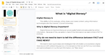 Preview of Digital Literacy for High School