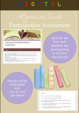 Digital Literature Circle Participation Assessment for ANY Text