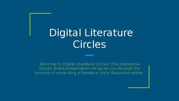 Preview of Digital Literature Circles