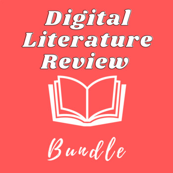 Preview of Digital Literature Review Final Project Bundle