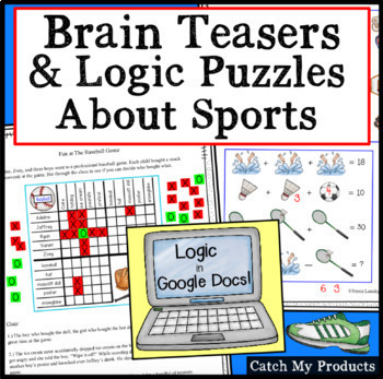 Preview of Digital Logic Puzzles about Sports in Google Documents