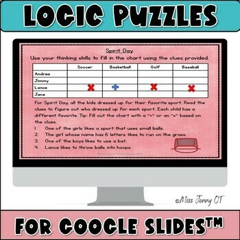 Logic Puzzles Speech Worksheets Teaching Resources Tpt