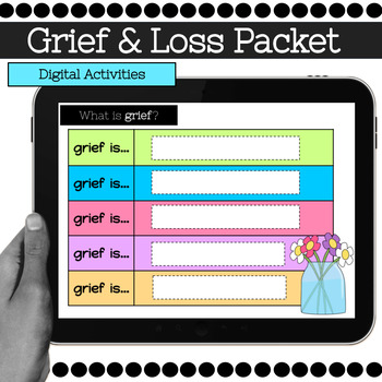 Preview of Digital Loss, Grief, and Death Activities {Google Slides}