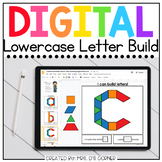 Digital Lowercase Letter Building Activity | 3 Alphabet Ac