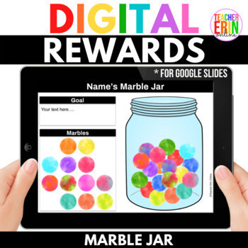 Preview of Digital MARBLE JAR Class Reward - Student Incentive for Google Slides