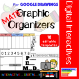 Digital MATH Graphic Organizers for Google Classroom