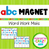 Digital Magnetic Letter Word Work Mats - Distance Learning