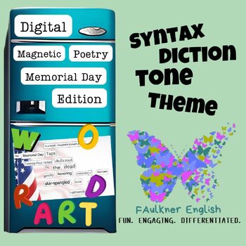 Preview of Digital Magnetic Poetry Memorial Day Syntax Diction