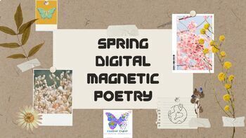 Preview of Digital Magnetic Poetry: Spring Edition tone syntax diction wordplay fun EOC