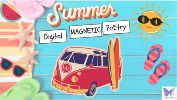 Preview of Digital Magnetic Poetry: Summer Edition End of Year Tone syntax diction wordplay