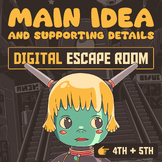 Digital Main Idea & Supporting Details Escape Room | 4th 5