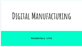 Digital Manufacturing Vocabulary Slides