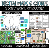 Digital Maps & Globes - Seesaw - Google Slides -PowerPoint