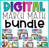Digital March Math Slides BUNDLE - Distance Learning