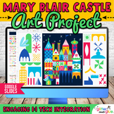 Digital Mary Blair Castle Art Lesson, Artist Biography for