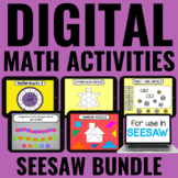 Digital Math Centers BUNDLE - SEESAW Activities - Digital 