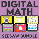 Digital Math Centers BUNDLE - SEESAW Activities - Digital 